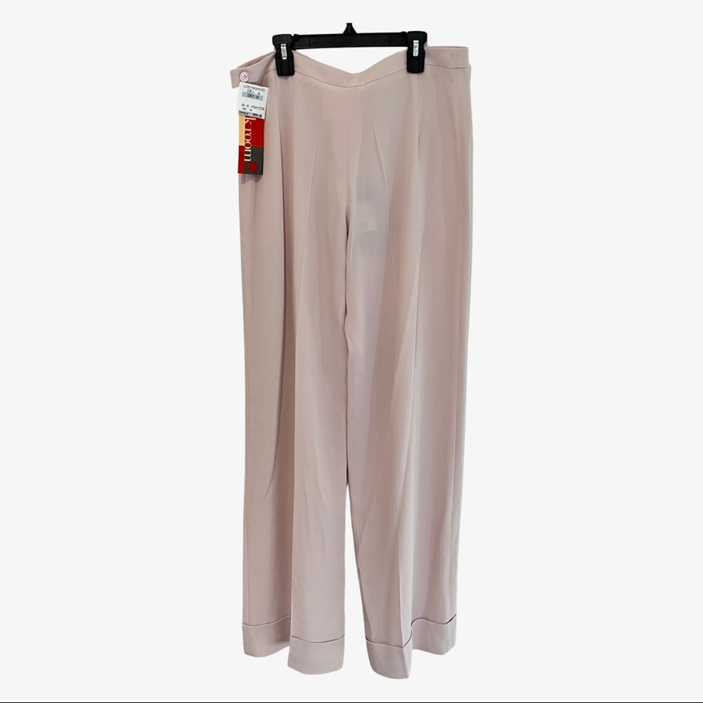 Cerruti 1881 "Love in the Afternoon" Light Pink Palazzo Silk Pants EU44 NWT